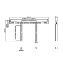 UCHWYT NA SOUNDBAR DO TV MACLEAN, MAx 10KG, MC-843