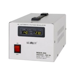 AUTOMATYCZNY STABILIZATOR NA PIĘCIA KEMOT MSER-500 (500 VA, SERWOMOTOR)