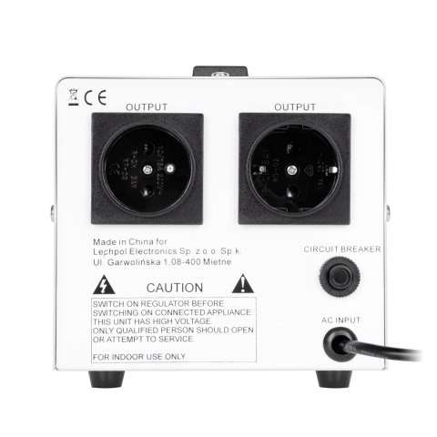 AUTOMATYCZNY STABILIZATOR NA PIĘCIA KEMOT MSER-500 (500 VA, SERWOMOTOR) AUTOMATYCZNY STABILIZATOR NA PIĘCIA KEMOT MSER-500 (500 VA, SERWOMOTOR)