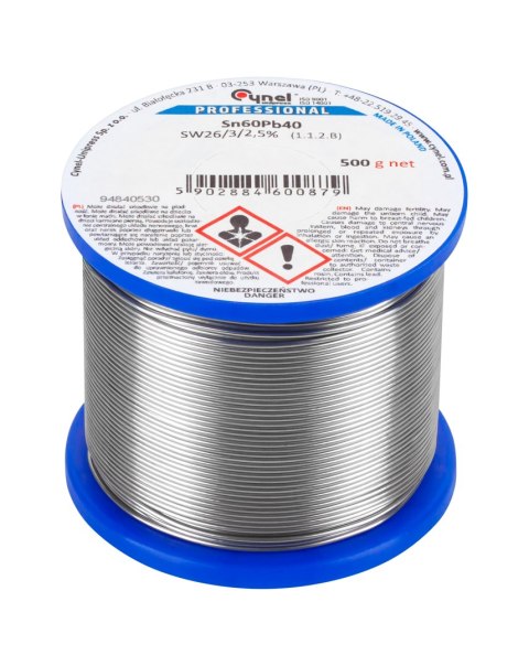 CYNA 0.70MM/500G SN60PB40 CYNEL CYNA 0.70MM/500G SN60PB40 CYNEL