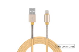 KABEL USB NA LIGHTNING I PHONE I PAD FULLLINK 1 M 2.4A AMIO-01432