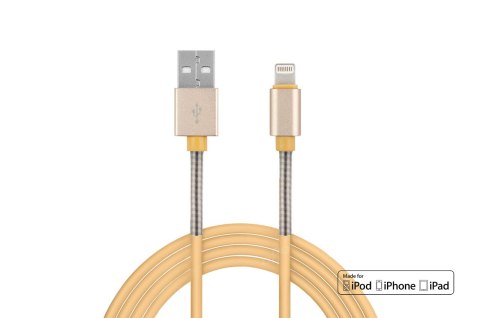 KABEL USB NA LIGHTNING I PHONE I PAD FULLLINK 1 M 2.4A AMIO-01432