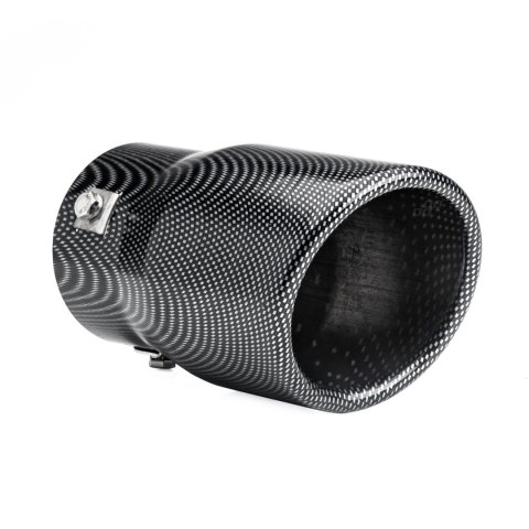 KOŃCÓWKA TŁUMIKA WYDECHU STAL NIERDZEWNA MT 007C CARBON AMIO-01117
