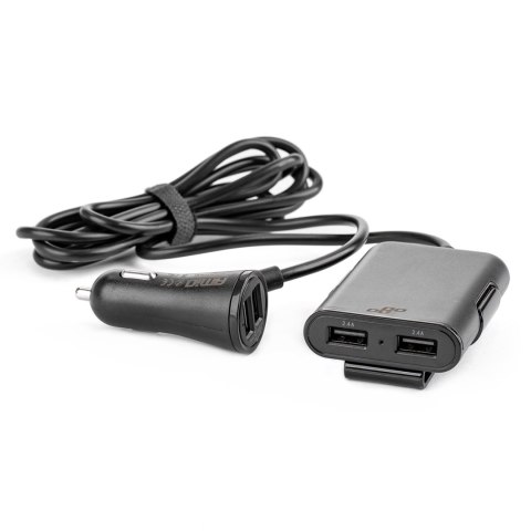 ŁADOWARKA PRZÓD TYŁ Z PRZEDŁUŻACZEM 4x USB AMIO-01986 ŁADOWARKA PRZÓD TYŁ Z PRZEDŁUŻACZEM 4x USB AMIO-01986