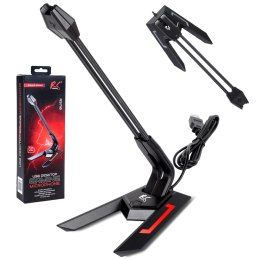 MIKROFON GAMINGOWY NANORS, LED, YOUTUBE STREAMING, KABEL USB 1.5M, CZUŁOŚĆ 21DB+3DB, RS710