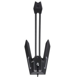 MIKROFON GAMINGOWY NANORS, LED, YOUTUBE STREAMING, KABEL USB 1.5M, CZUŁOŚĆ 21DB+3DB, RS710