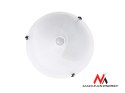 PLAFON Z CZUJNIKIEM RUCHU MACLEAN, SUFITOWY, Z CZUJNIKIEM PIR, MAx. 2x40W, E27, MCE22