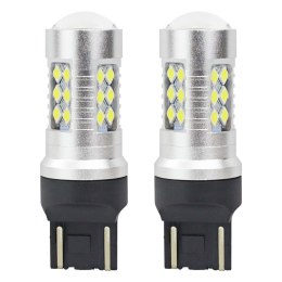 ŻARÓWKI LED CANBUS 3030 24SMD T20 7443 W21/5W WHITE 12V 24V AMIO-02126