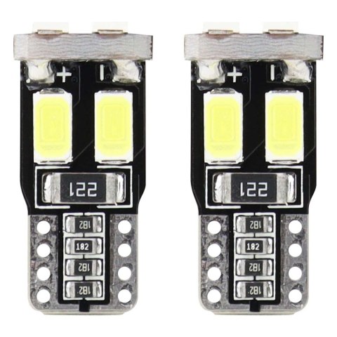 ŻARÓWKI LED CANBUS 6SMD 5730 T10 W5W WHITE AMIO-01622 ŻARÓWKI LED CANBUS 6SMD 5730 T10 W5W WHITE AMIO-01622