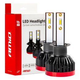 ŻARÓWKI SAMOCHODOWE LED SERIA BF H1 6000K CANBUS AMIO-02240