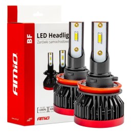 ŻARÓWKI SAMOCHODOWE LED SERIA BF H8 H9 H11 H16 6000K CANBUS AMIO-02245