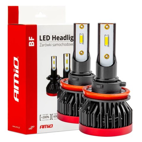 ŻARÓWKI SAMOCHODOWE LED SERIA BF H8 H9 H11 H16 6000K CANBUS AMIO-02245