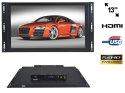 MONITOR DOTYKOWY I PS O PEN FRAME LED 13CALIFULL HD VGA HDMI USB AV 12V 230V