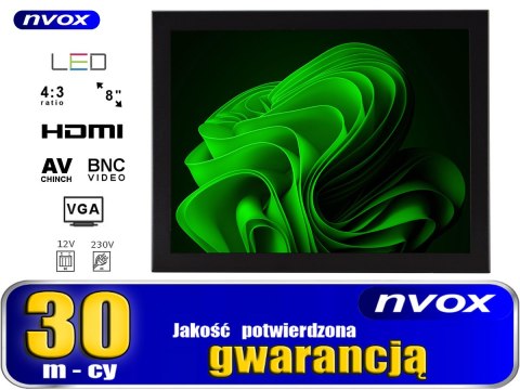 MONITOR O PEN FRAME LED 8CALI VGA HDMI AV BNC 12V 230V MONITOR O PEN FRAME LED 8CALI VGA HDMI AV BNC 12V 230V
