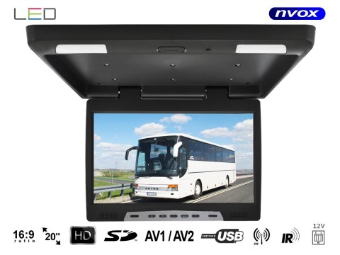 MONITOR PODWIESZANY PODSUFITOWY LCD 20CALI CALI LED USB SD IR FM MONITOR PODWIESZANY PODSUFITOWY LCD 20CALI CALI LED USB SD IR FM
