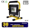 NAŚWIETLACZ  PRZENOŚNY LED 50W x2 + STATYW TELESKO POWY 160CM