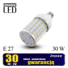 ŻARÓWKA E27 LED CORN 30W METALOWA 3000K CIE PŁA
