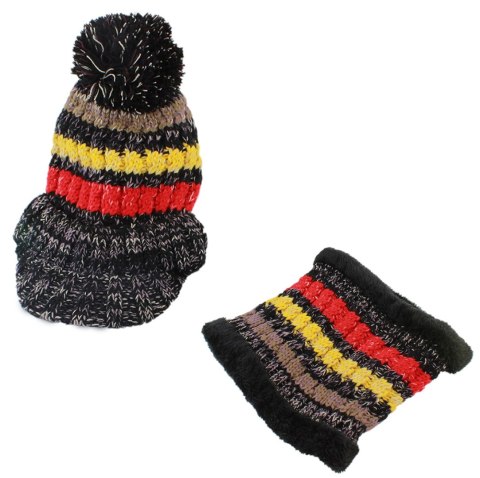 BQ52G KOM PLET DAMSKI CZA PKA I SZAL BLACK BQ52G KOM PLET DAMSKI CZA PKA I SZAL BLACK