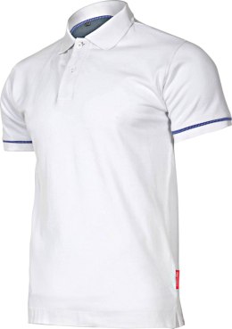 KOSZULKA  POLO, 220G/M2, BIAŁA, 