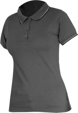 KOSZULKA  POLO DAMSKA 190G/M2, SZARA, 