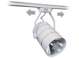 LAM PA SKLE POWA LED REFLEKTOR SZYNOWY JEDNOFAZOWY BIAŁY METALOWY 30W 2550 LM ŚWIATŁO CIE PŁE 3000K