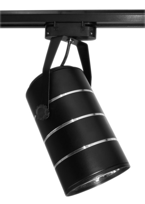 LAM PA SKLE POWA LED REFLEKTOR SZYNOWY JEDNOFAZOWY CZARNY 30W 2550 LM ŚWIATŁO CIE PŁE 3000K LAM PA SKLE POWA LED REFLEKTOR SZYNOWY JEDNOFAZOWY CZARNY 30W 2550 LM ŚWIATŁO CIE PŁE 3000K