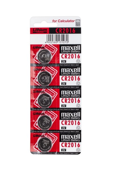 BATERIA MAXELL CR2016 5SZT./BLIST. BATERIA MAXELL CR2016 5SZT./BLIST.
