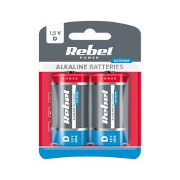 BATERIE ALKALICZNE REBEL EXTREME LR20 2SZT/BL.