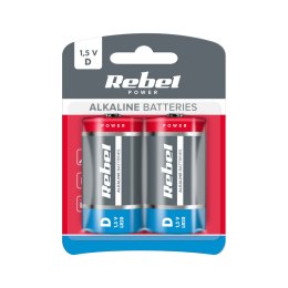 BATERIE ALKALICZNE REBEL LR20 2SZT/BL.