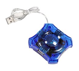 EA150B ES PERANZA USB 2.0 HUB 4x USB STAR NIEBIESKI