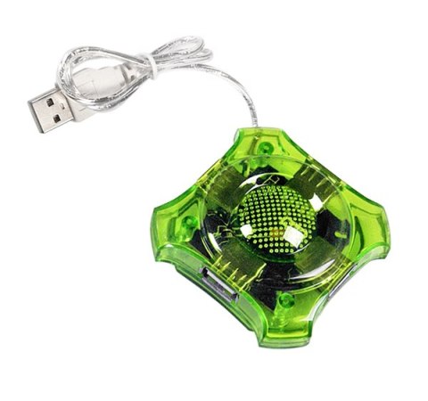 EA150G ES PERANZA USB 2.0 HUB 4x USB STAR ZIELONY EA150G ES PERANZA USB 2.0 HUB 4x USB STAR ZIELONY