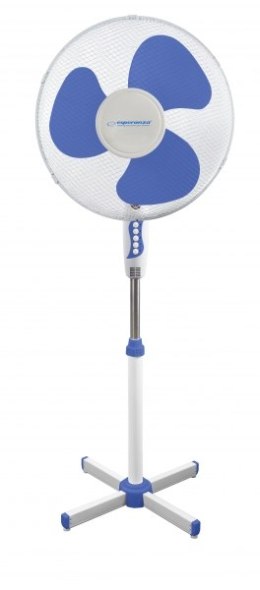 EHF001WB ES PERANZA WENTYLATOR 16'' STOJĄCY HURRICANE BIAŁO-NIEBIESKI