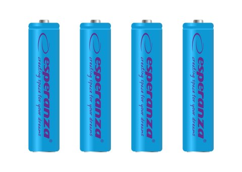 EZA102B ES PERANZA AKUMULATORKI NI-MH AAA 1000MAH 4SZT. NIEBIESKIE EZA102B ES PERANZA AKUMULATORKI NI-MH AAA 1000MAH 4SZT. NIEBIESKIE
