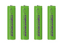 EZA102G ES PERANZA AKUMULATORKI NI-MH AAA 1000MAH 4SZT. ZIELONE