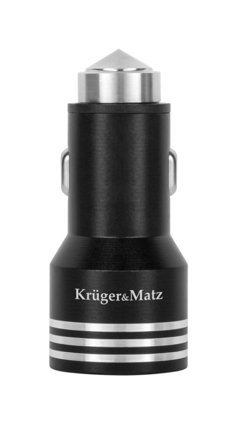 ŁADOWARKA SAMOCHODOWA KRUGER&MATZ 2xUSB 4800MA Z FUNKCJĄ QUICK CHARGE 3.0 ŁADOWARKA SAMOCHODOWA KRUGER&MATZ 2xUSB 4800MA Z FUNKCJĄ QUICK CHARGE 3.0