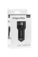 ŁADOWARKA SAMOCHODOWA KRUGER&MATZ 2xUSB 4800MA Z FUNKCJĄ QUICK CHARGE 3.0