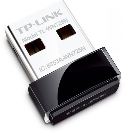 TP-LINK TL-WN725N KARTA SIECIOWA ZEWNĘTRZNA USB NANO 150MB PS TP-LINK TL-WN725N KARTA SIECIOWA ZEWNĘTRZNA USB NANO 150MB PS