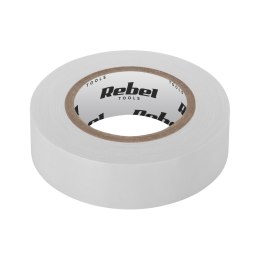 TAŚMA IZOLACYJNA KLEJĄCA REBEL (0,13 MM x 19 MM x 10 YD) BIAŁA