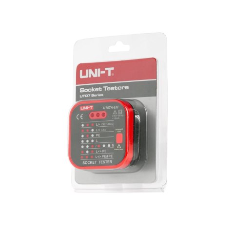 TESTER GNIAZD SIECIOWYCH Z FUNKCJĄ S PRAWDZANIA RCD UNI-T UT07B-EU TESTER GNIAZD SIECIOWYCH Z FUNKCJĄ S PRAWDZANIA RCD UNI-T UT07B-EU