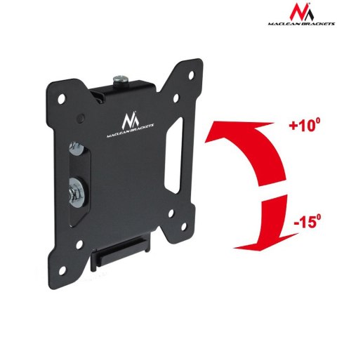 UCHWYT DO TELEWIZORA MACLEAN, MAx VESA 100x100, 13-27", 20KG, CZARNY, MC-596 UCHWYT DO TELEWIZORA MACLEAN, MAx VESA 100x100, 13-27", 20KG, CZARNY, MC-596