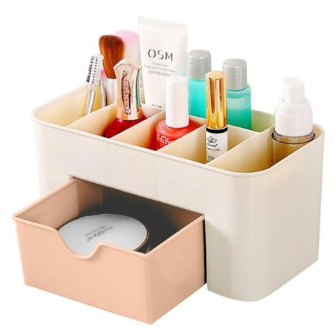 AG605A ORGANIZER NA KOSMETYKI BIEL-RÓŻ AG605A ORGANIZER NA KOSMETYKI BIEL-RÓŻ