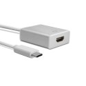 ADA PTER USB TY PE-C MACLEAN, HDMI 1080 P 4K@30HZ HDCP 2.2, METALOWA OBUDOWA MCTV-841