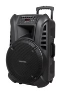 AKTYWNA KOLUMNA GŁOŚNIKOWA (Z 2 MIKROFONAMI BEZ PRZEWODOWYMI UHF, SD, BLUETOOTH, FM, USB) 60 WATT