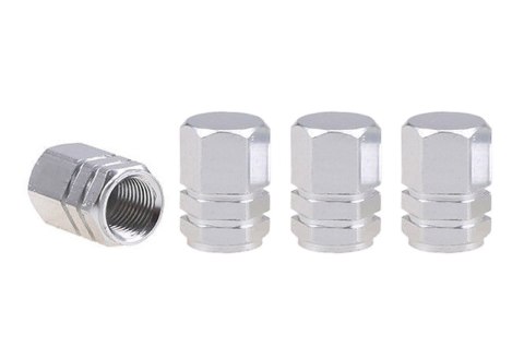 ALUMINIOWE NAKRĘTKI NA WENTYLE KA PTURKI SREBRNE 4 SZT AMIO-02236 ALUMINIOWE NAKRĘTKI NA WENTYLE KA PTURKI SREBRNE 4 SZT AMIO-02236