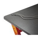 BIURKO GAMINGOWE CZARNE NANORS RS120 50KG MAx, WYSOKOŚĆ 750MM BIURKO GAMINGOWE CZARNE NANORS RS120 50KG MAx, WYSOKOŚĆ 750MM