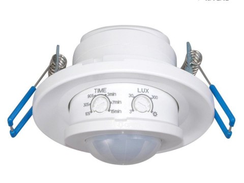 CZUJNIK RUCHU PIR MACLEAN, NA PODCZERWIEŃ, DO ZABUDOWY, ZASIĘG 6M, 800W/400W, MCE130 CZUJNIK RUCHU PIR MACLEAN, NA PODCZERWIEŃ, DO ZABUDOWY, ZASIĘG 6M, 800W/400W, MCE130