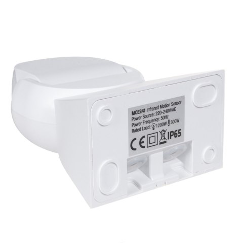 CZUJNIK RUCHU PIR MACLEAN, NA PODCZERWIEŃ, Z PILOTEM, MAx. 800W (ŻARÓWKA), MAx. 1200W (LED), MCE241 CZUJNIK RUCHU PIR MACLEAN, NA PODCZERWIEŃ, Z PILOTEM, MAx. 800W (ŻARÓWKA), MAx. 1200W (LED), MCE241