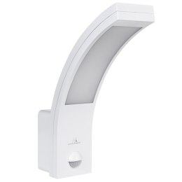 LAM PA LED Z CZUJNIKIEM RUCHU MACLEAN, CZUJNIK RUCHU PIR, KOLOR BIAŁY, 10W, IP54, 750LM, BARWA NEUTRALNA BIAŁA (4000K) MCE244 W