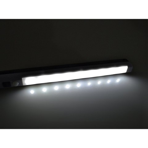 LAM PA KUCHENNA LED MACLEAN, PODSZAFKOWA 9 SMD, NA BATERIE, CZUJNIK PIR ON/OFF, MCE166 LAM PA KUCHENNA LED MACLEAN, PODSZAFKOWA 9 SMD, NA BATERIE, CZUJNIK PIR ON/OFF, MCE166
