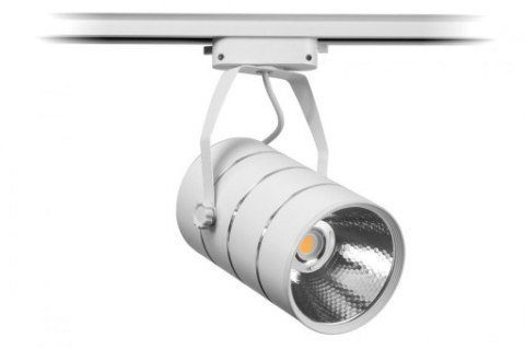 LAM PA SKLE POWA LED REFLEKTOR SZYNOWY JEDNOFAZOWY BIAŁY METALOWY 30W 2550 LM ŚWIATŁO NEUTRALNE 4000K LAM PA SKLE POWA LED REFLEKTOR SZYNOWY JEDNOFAZOWY BIAŁY METALOWY 30W 2550 LM ŚWIATŁO NEUTRALNE 4000K